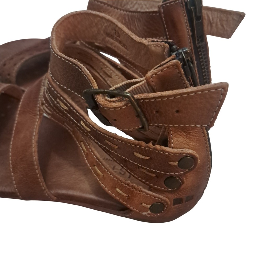Bed Stu Artemis Sandal Womens 7 Brown Leather Strappy Gladiator Boho Festival - Picture 5 of 11